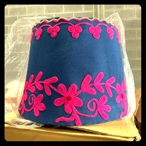 Vintage Rabari Hand Embroidered Lamp Shade